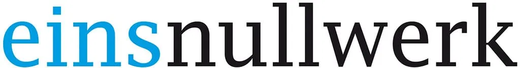 Logo einsnullwerk, Link zur Homepage